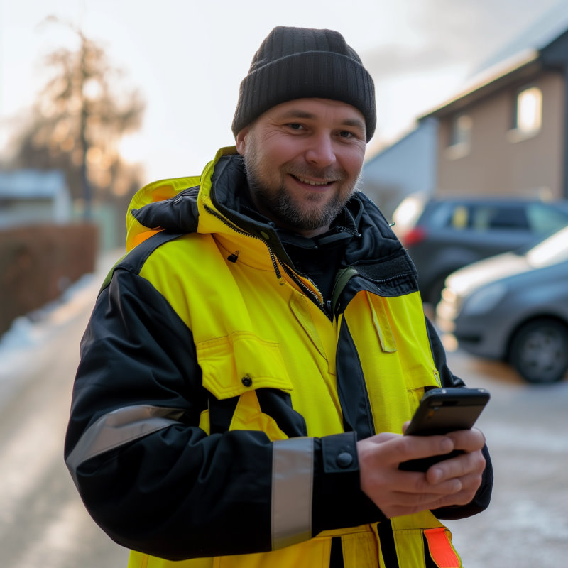 Verbindung mit Kunden